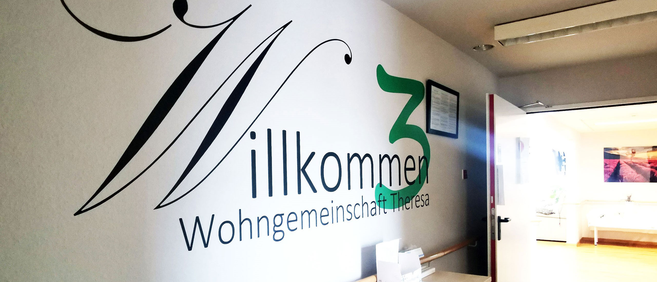 Beschriftete Wand